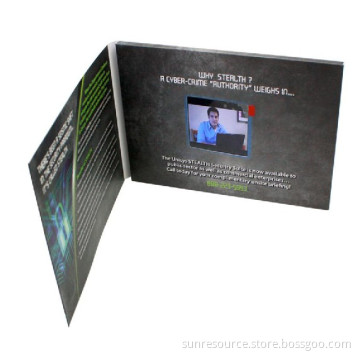 Promotional Video Card X, LCD Video Card, 2.8 Inch Video Card